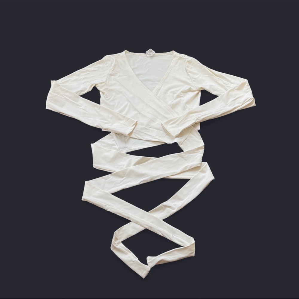 *SOLD* Vitality Long Sleeve Wrap Top
